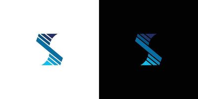 Sophisticated and modern initial S logo design vector