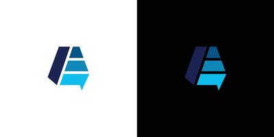 Sophisticated and modern initial A logo design vector