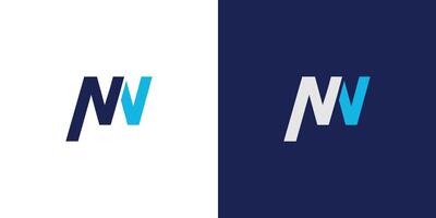 Modern and unique MW logo design vector