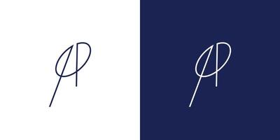 Modern and Unique initial A logo design vector