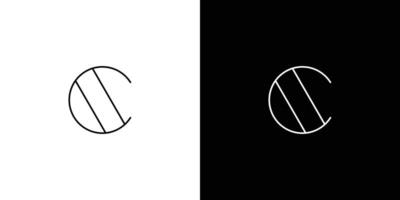 Modern and Unique C logo design vector
