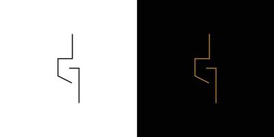 Simple and Unique G logo design vector