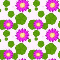 aerial lotus seamless pattern, floral background vector