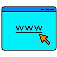 URL Link Icon vector