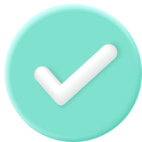 A check mark in a circle on a blue background png