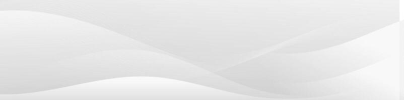 Abstract White Background with Curved Lines and Shapes vector