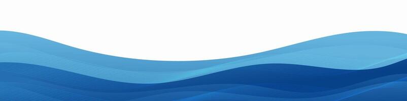 Abstract Blue Wave Background Design Pattern vector