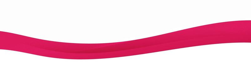 Abstract Pink Wave Design White Background vector