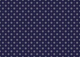 White floral bloom minimal style on dark blue background, ethnic fabric seamless pattern, design for cloth, carpet, batik, wallpaper, wrapping etc. vector