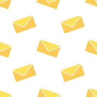 Cartoon Envelope seamless patterns, . vector