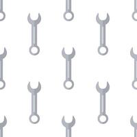 Cartoon wrench seamless pattern, . vector
