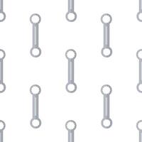Cartoon Ratchet spanner seamless pattern. vector