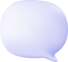 A speech bubble with a white outline png