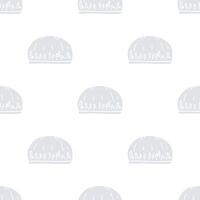 Bath cap cartoon seamless pattern, . vector