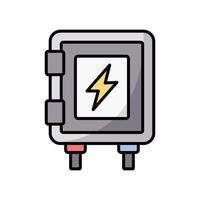 fuse box icon design template simple and clean vector