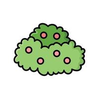 bush icon design template simple and clean vector