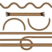 rope set design background vector