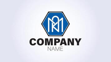 The logo for a company that is called mn vector