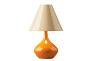 The ceramic table lamp has a retro feel with a modern twist. The perfect addition to any room in your home. png