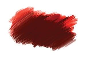 Modern colorful watercolor brush stroke on white background vector