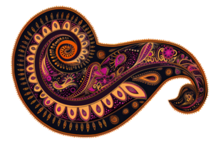 Paisley is a beautiful and versatile pattern that can be used to add a touch of elegance to any room png