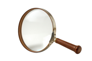 Find what you're looking for with this magnifying glass png