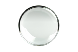 3D rendering of a shiny white pearl with a glossy surface and a black background. png