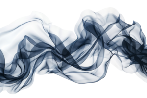 A long blue and white streamer with a wavy pattern. The streamer is made of a material that looks like it's made of silk png