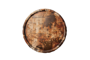 rusty manhole cover with colorful graffiti png