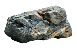 A large rock with a grey and brown color. It is a natural object and has a rough texture png