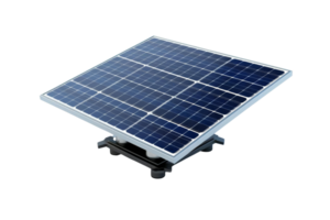High-quality solar panel isolated on transparent background. perfect for clean energy and renewable power concepts. png