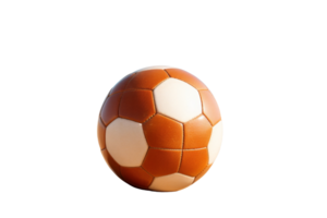 High-quality image of a classic soccer ball on a transparent background. Ideal for sports-themed designs, marketing materials, and web content. png