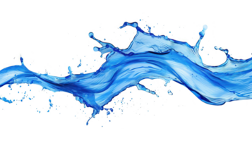 a blue splash of water on a curve shape bold lines stunning isolate on transparency background png