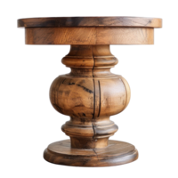 Accent Table front view full length isolate on transparency background png