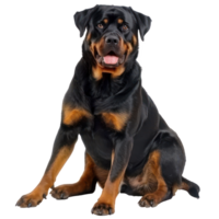 Rottweilers full body isolate on transparency background png