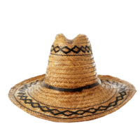 Sombrero front view full length isolate on transparency background png