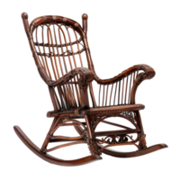 Rocking Chair front view full length isolate on transparency background png