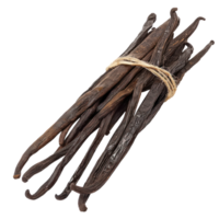 dry vanilla bean isolate on transparency background png