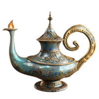 magic lamp isolate on transparency background png