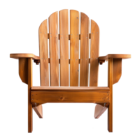 Adirondack Chair front view full length isolate on transparency background png