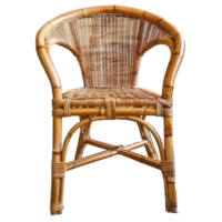 Rattan Chair isolate on transparency background png
