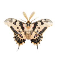 Lepidoptera front view full body isolate on transparency background png