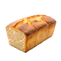 Poundcake side view full length isolate on transparency background png