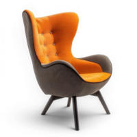 modern Armchair side view full length isolate on transparency background png