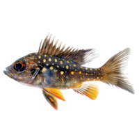 Driftfish side view full body isolate on transparency background png