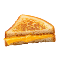 grilled cheese side view full length isolate on transparency background png