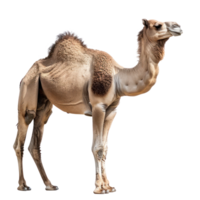 Camel full body isolate on transparency background png