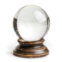 Crystal ball isolate on transparency background png