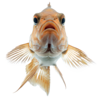 Driftfish front view full body isolate on transparency background png