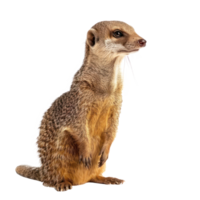 Mongoose full body isolate on transparency background png